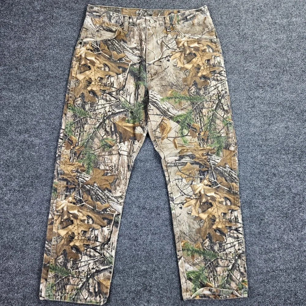 Wrangler ProGear Realtree Xtra Camo Pants Men 36x30 (Fits 34x29) Hunting Outdoor